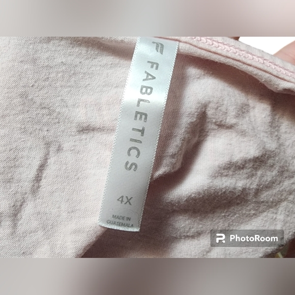 Women's Plus Size 4x Pink Fabletics Tank - Picture 4 of 4